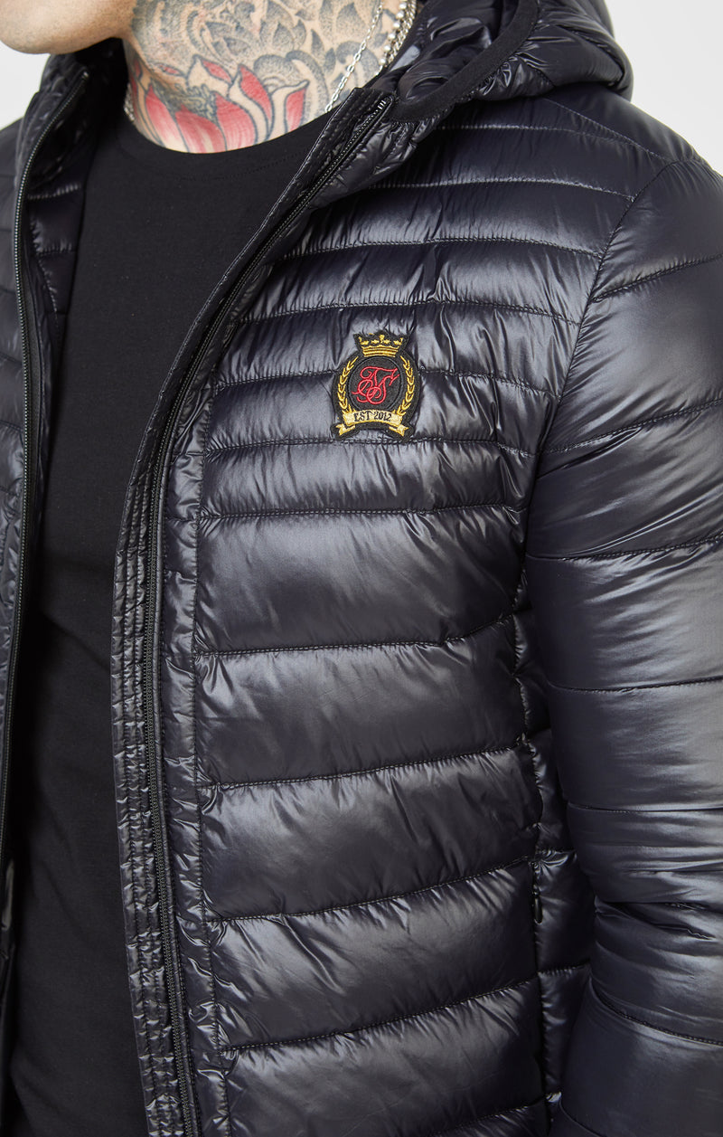 Black Packable Bubble Jacket (1)