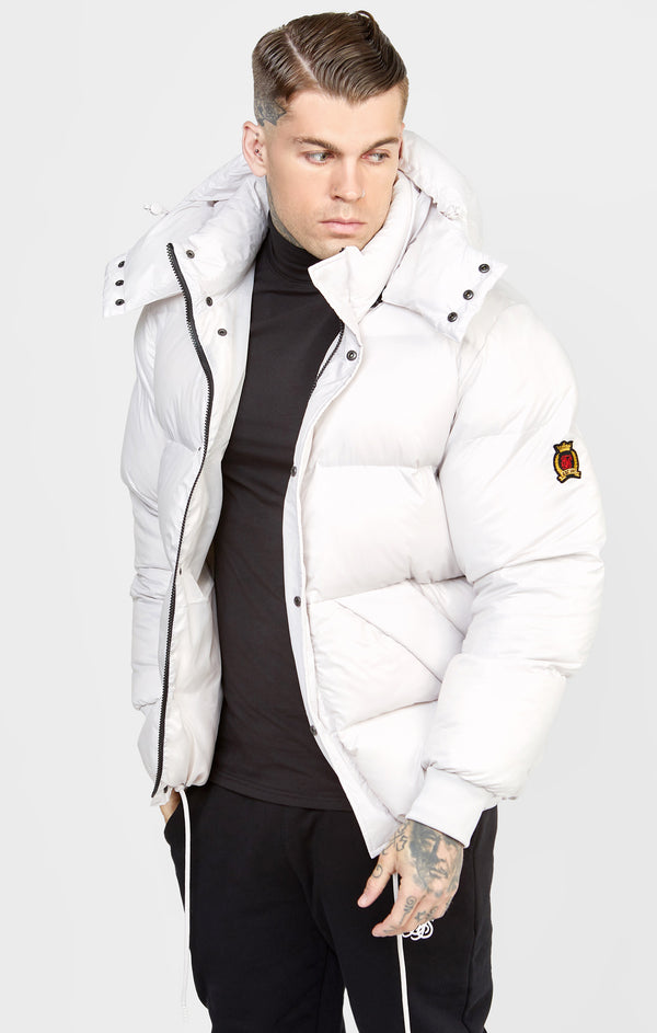 Ice Grey Puffer Jacket