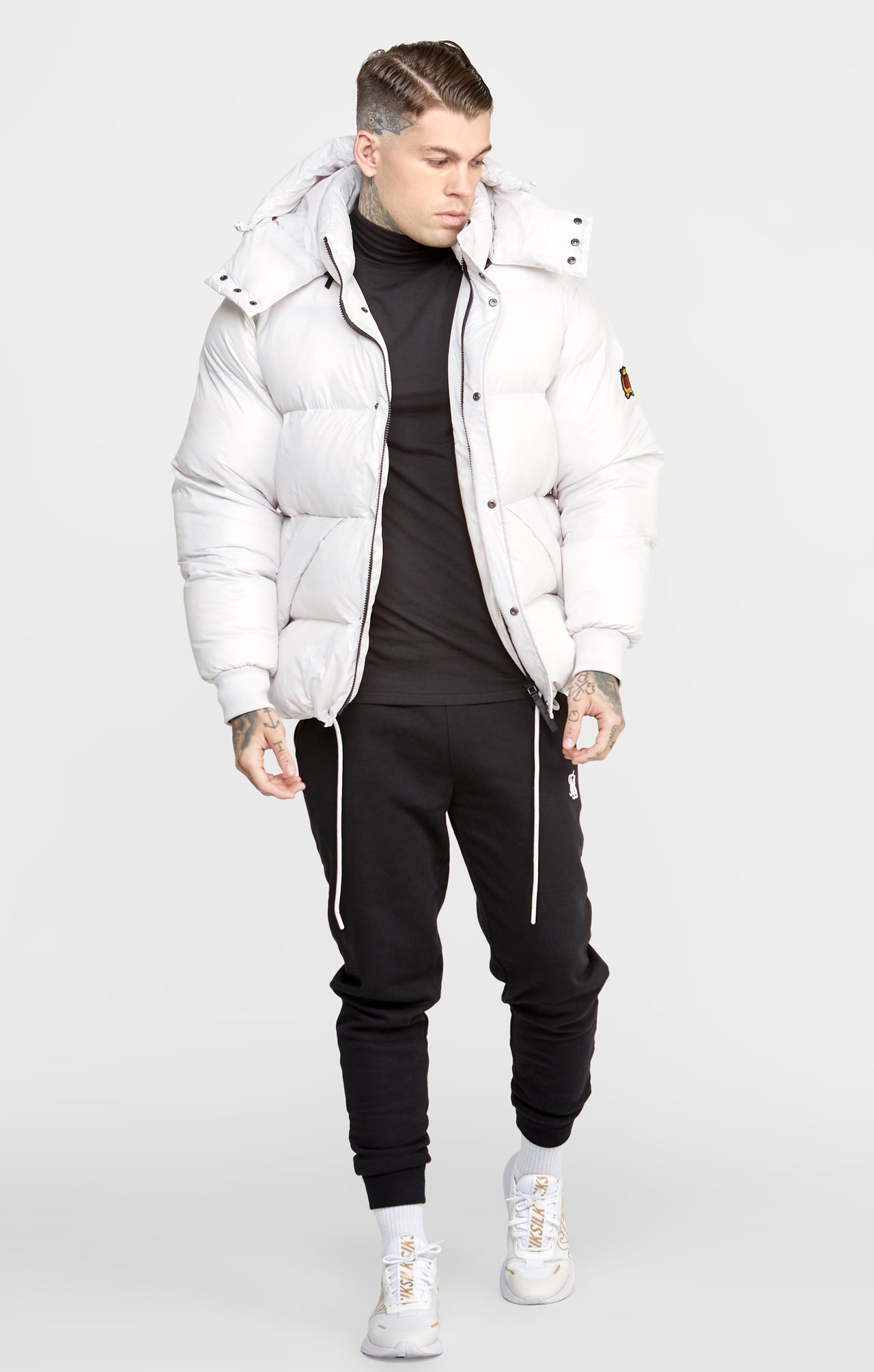 Ice Grey Puffer Jacket (2)