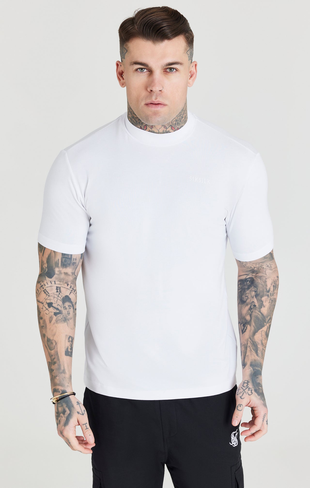 White High Neck T-Shirt (5)