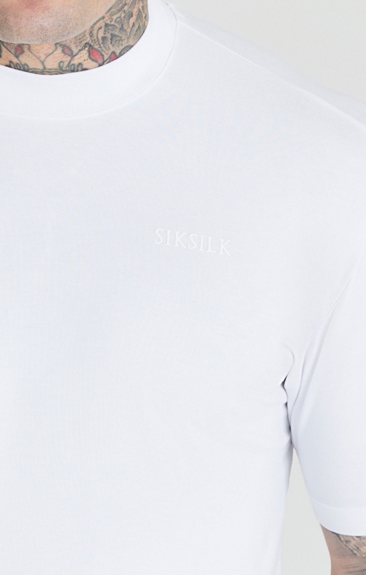 White High Neck T-Shirt (1)