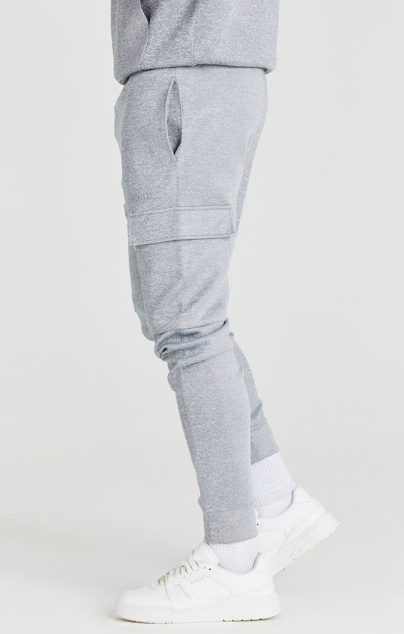 Grey Exhibit Cuffed Cargo Pant (1)