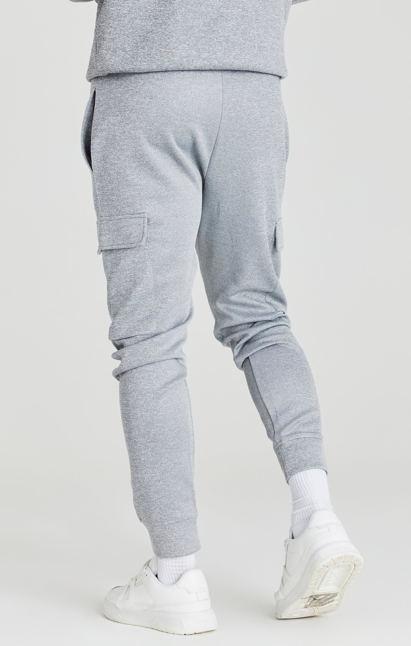 Load image into Gallery viewer, Grey Exhibit Cuffed Cargo Pant (2)