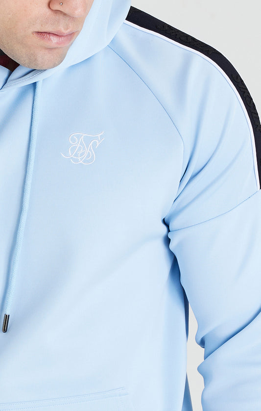 SikSilk Taped Overhead Hoodie - Blue