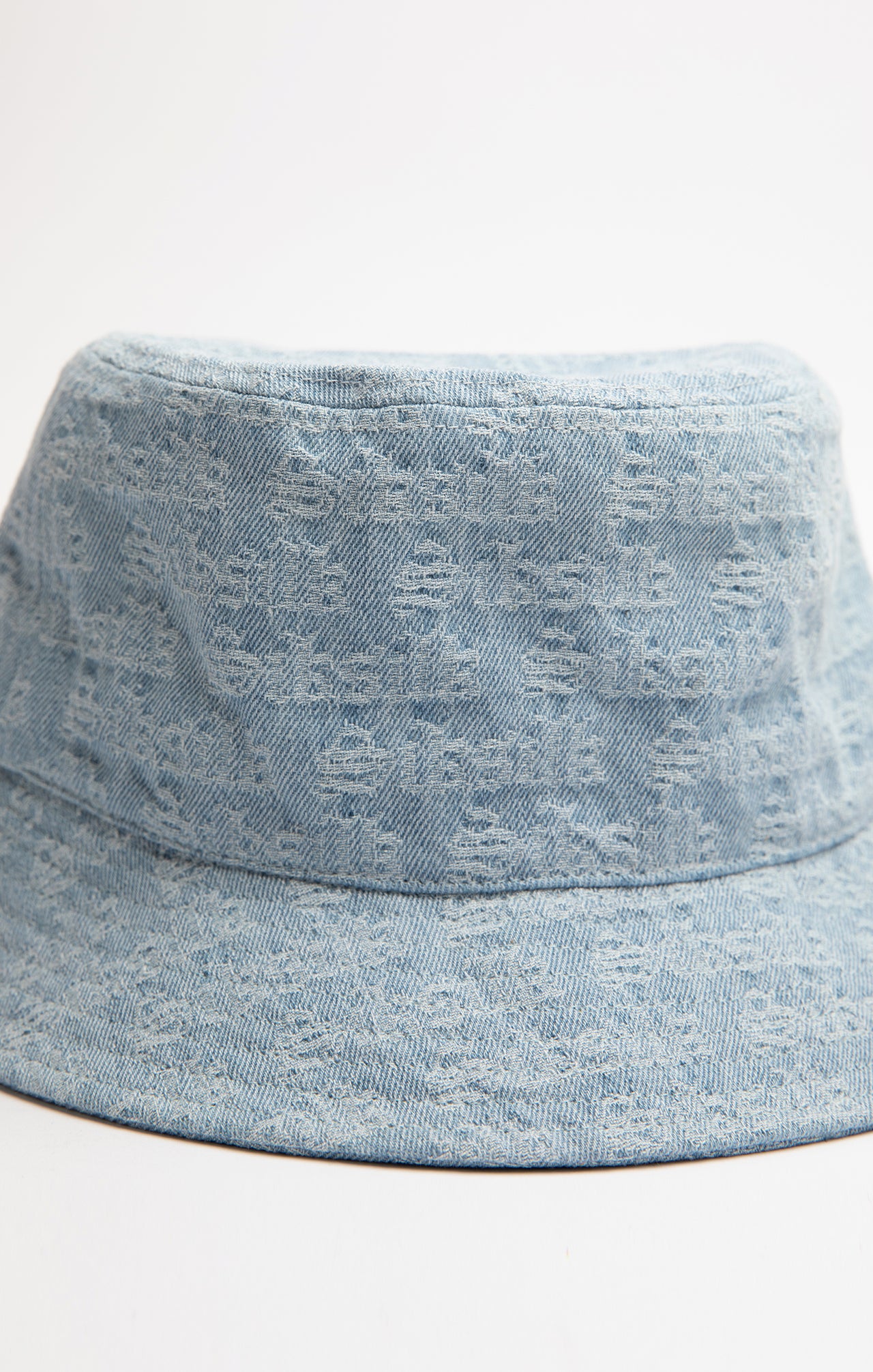 SikSilk Jacquard Denim Bucket Hat - Light Blue (3)