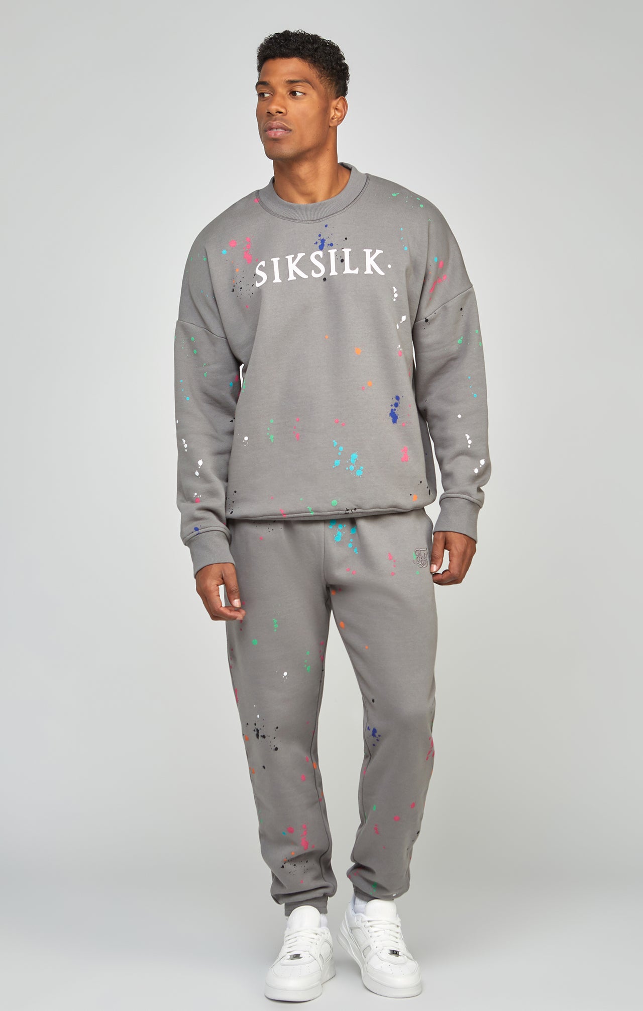 Grey Paint Splatter Sweatshirt (1)