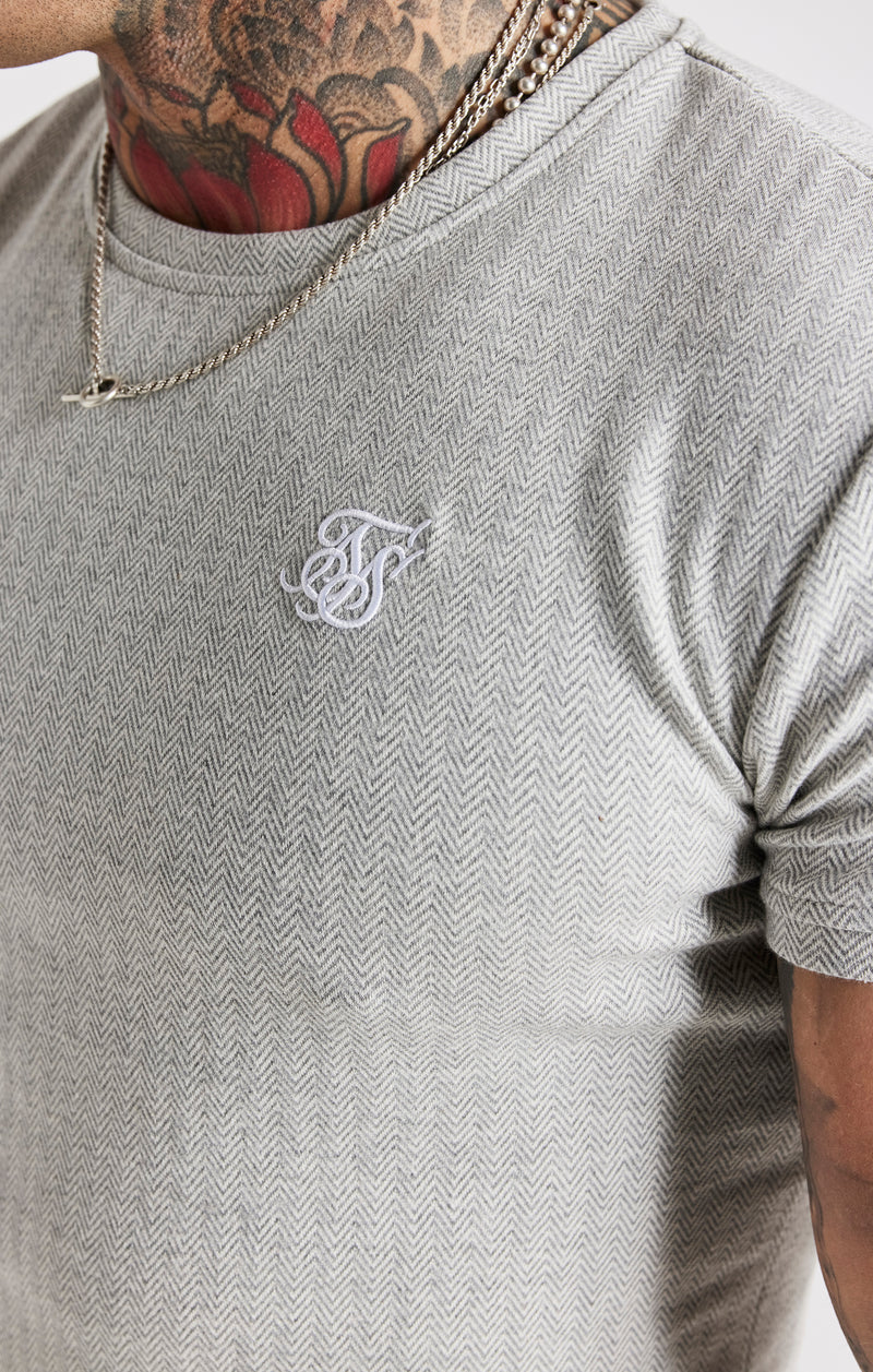Grey Herringbone T-Shirt (1)