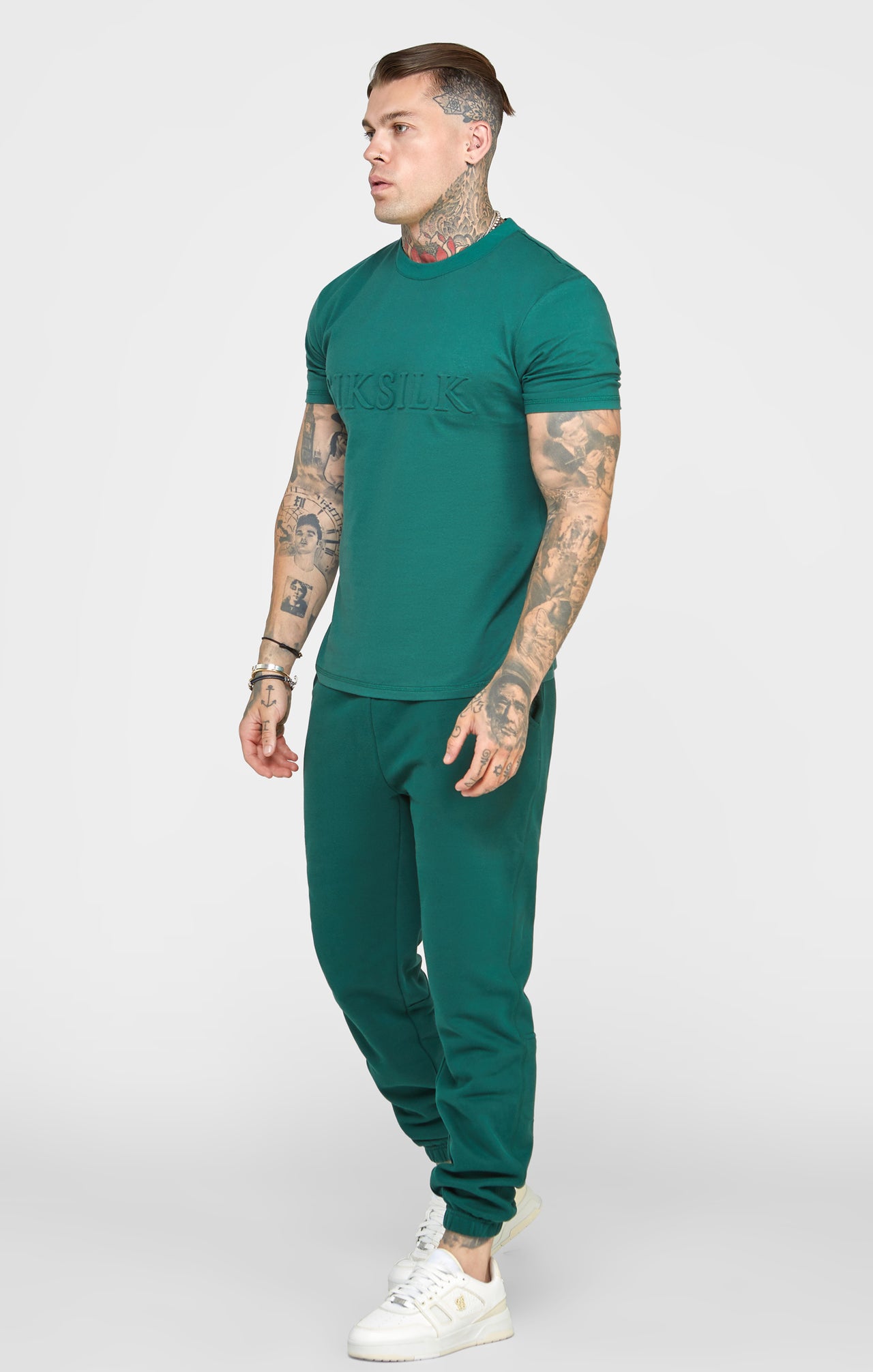 Green Embossed T-Shirt (2)