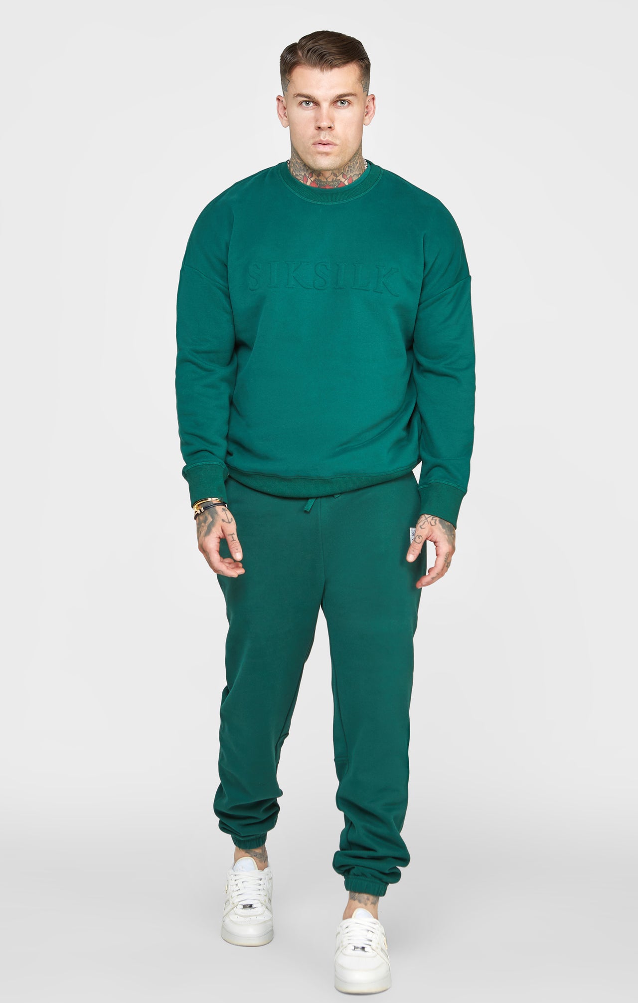 Green Embossed Sweatshirt (2)