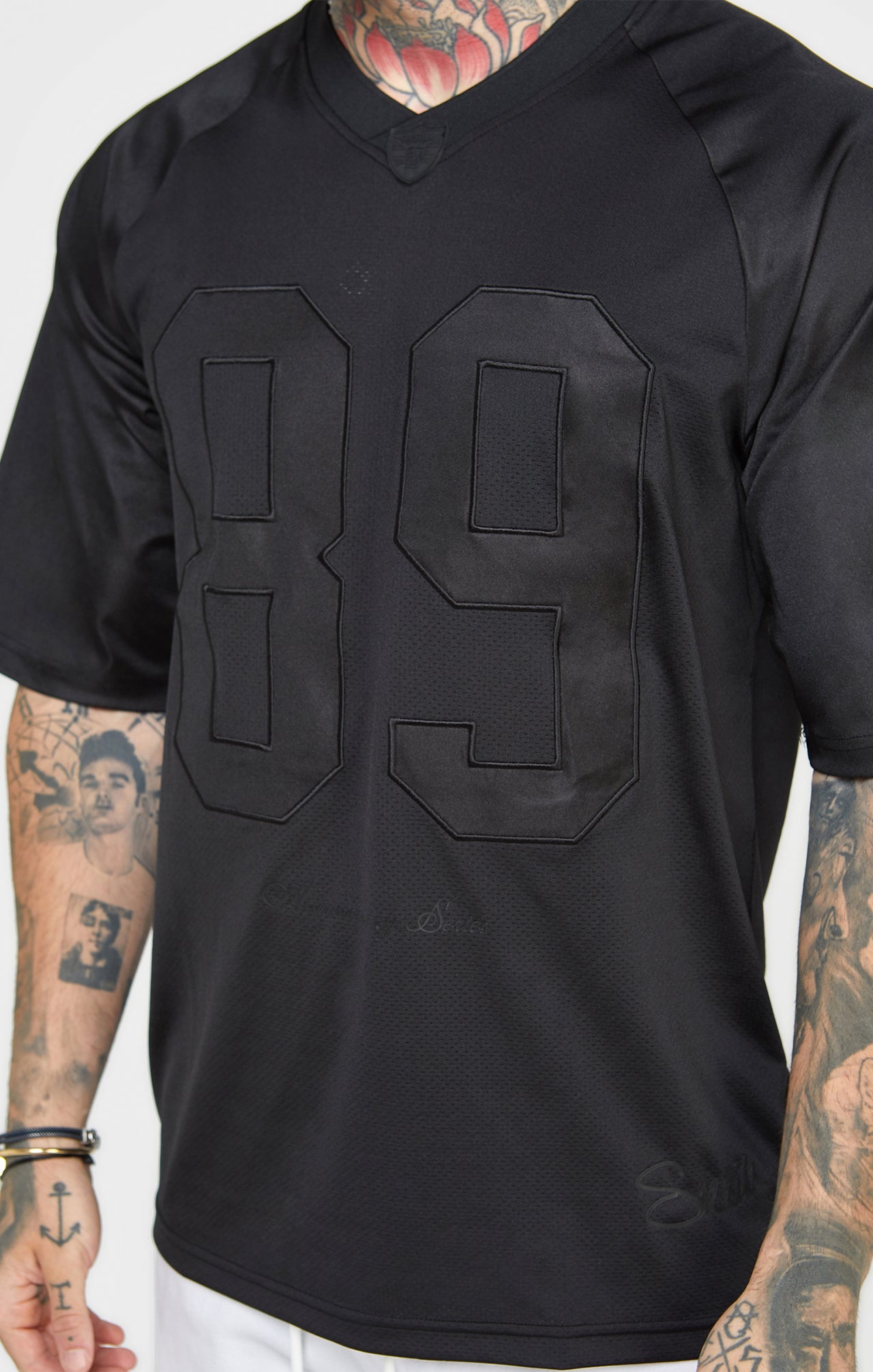 Black Oversized Short Sleeve T-Shirt (1)