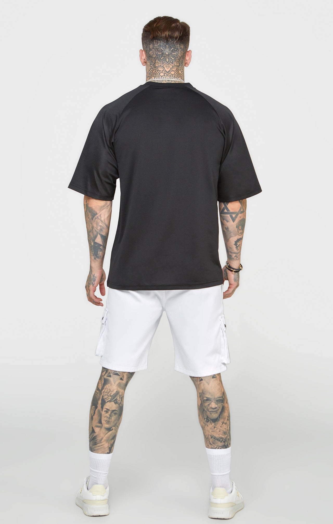 Black Oversized Short Sleeve T-Shirt (4)