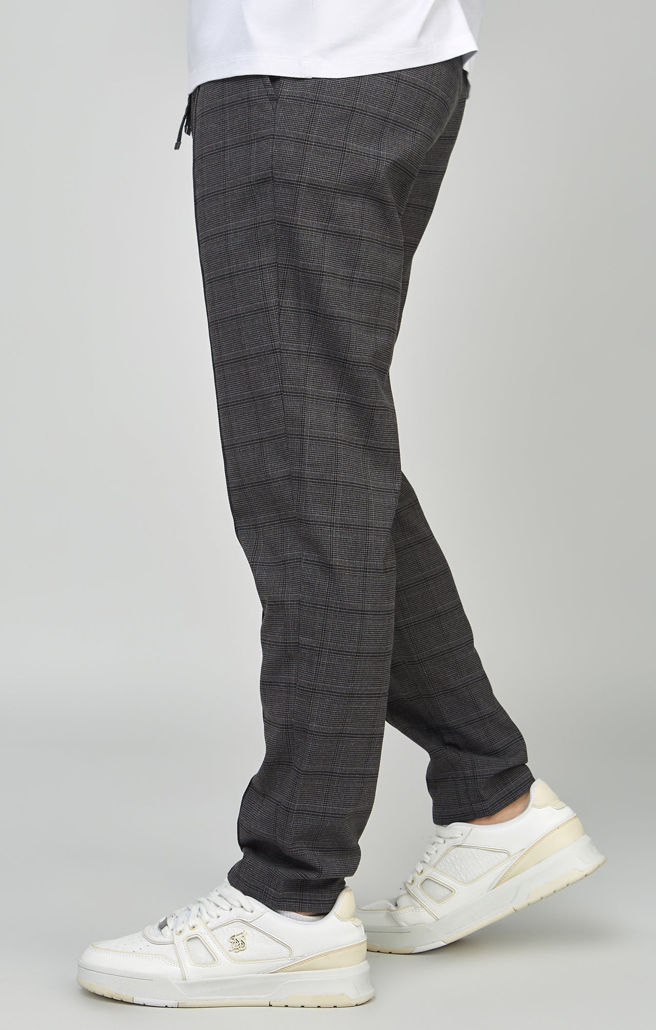 Black Tapered Fit Smart Woven Joggers (1)