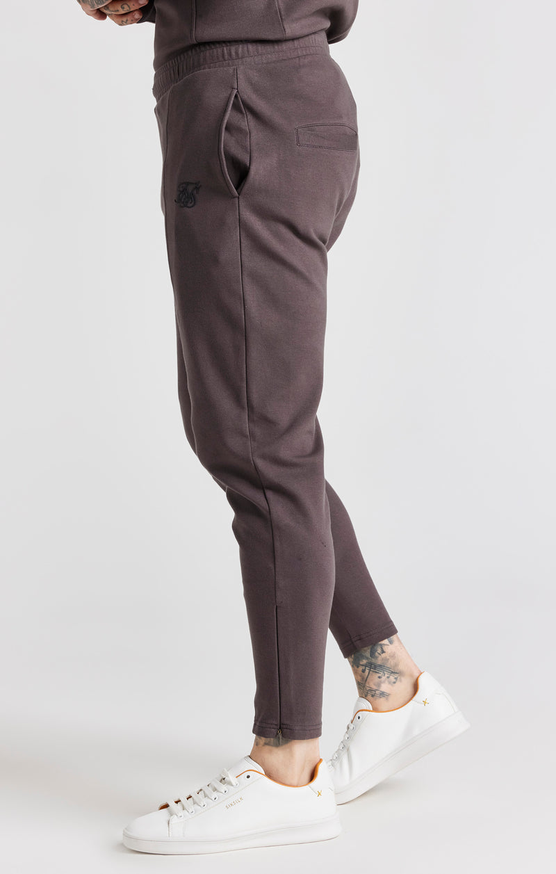 Grey Pin Tuck Skinny Jogger (1)