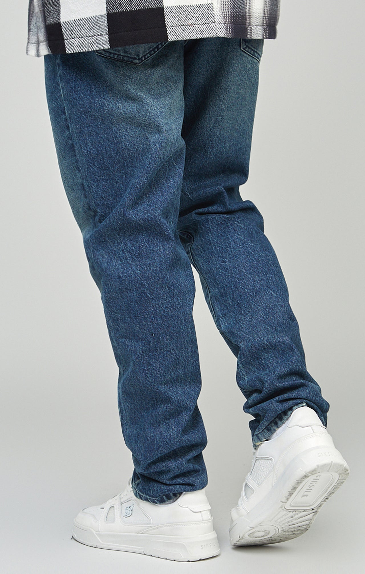 Mid Blue Straight Cut Denim Jeans (3)