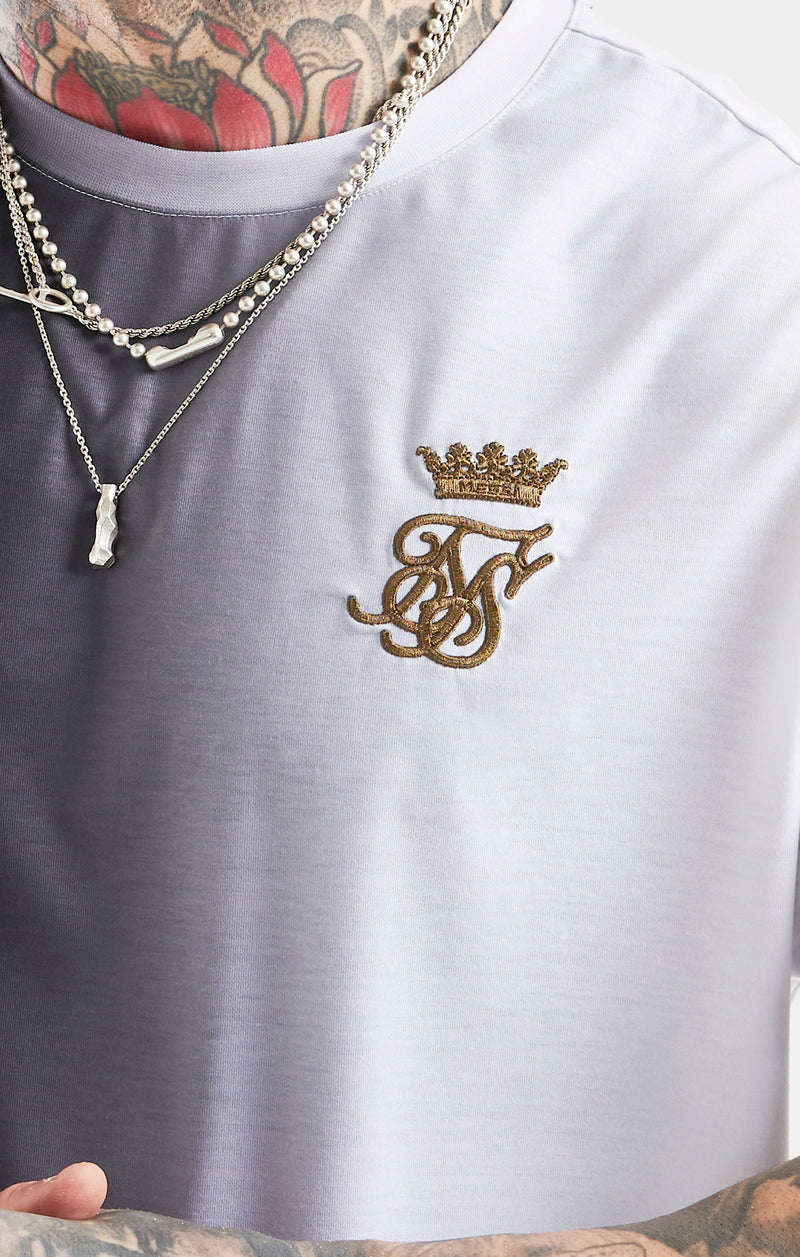 Messi x SikSilk Oversized Fade Tee - Black & White (1)