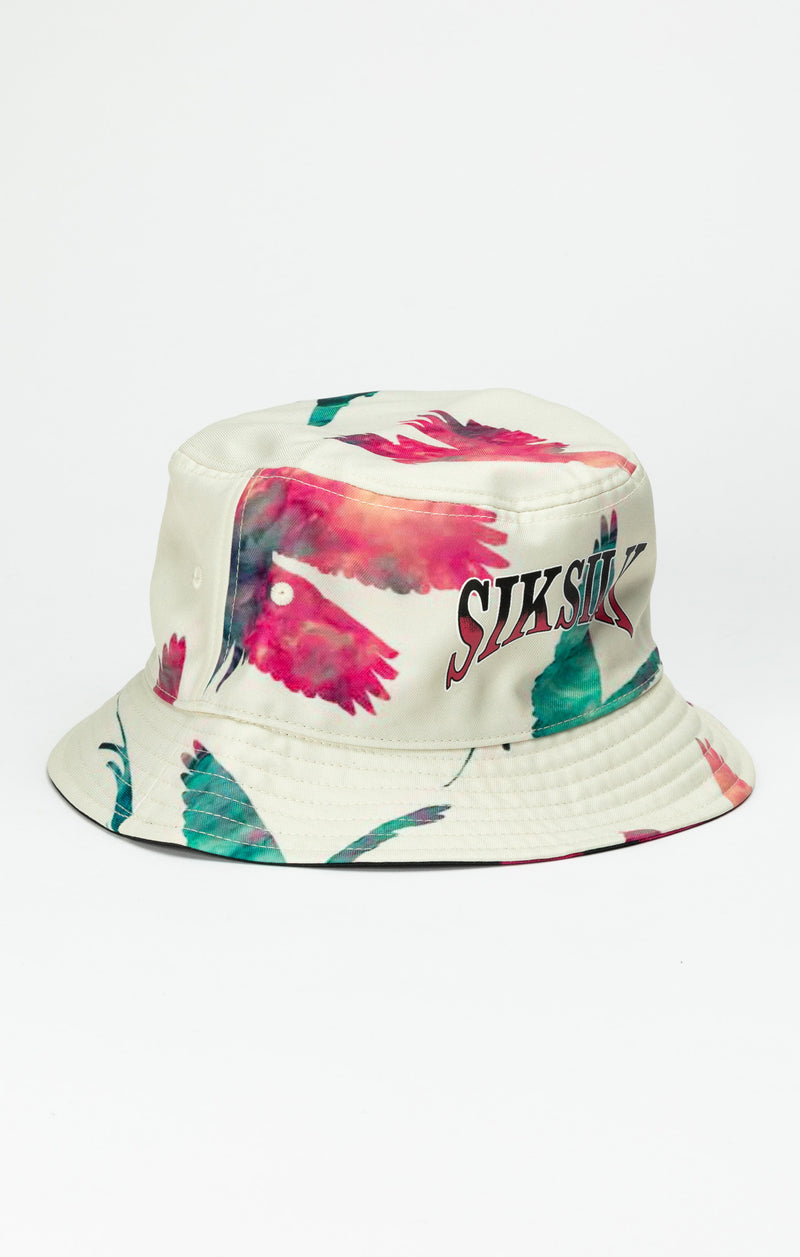 Black Reversable Printed Bucket Hat (1)