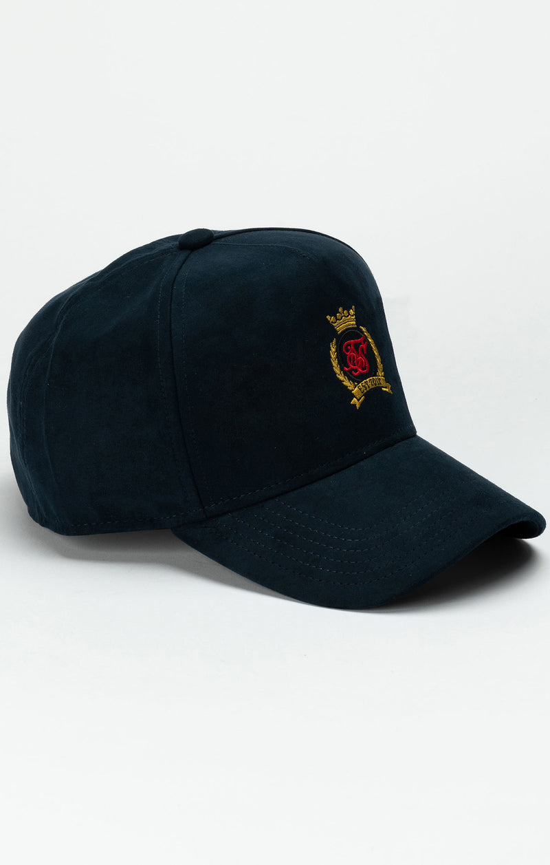 Navy Crest Trucker Cap
