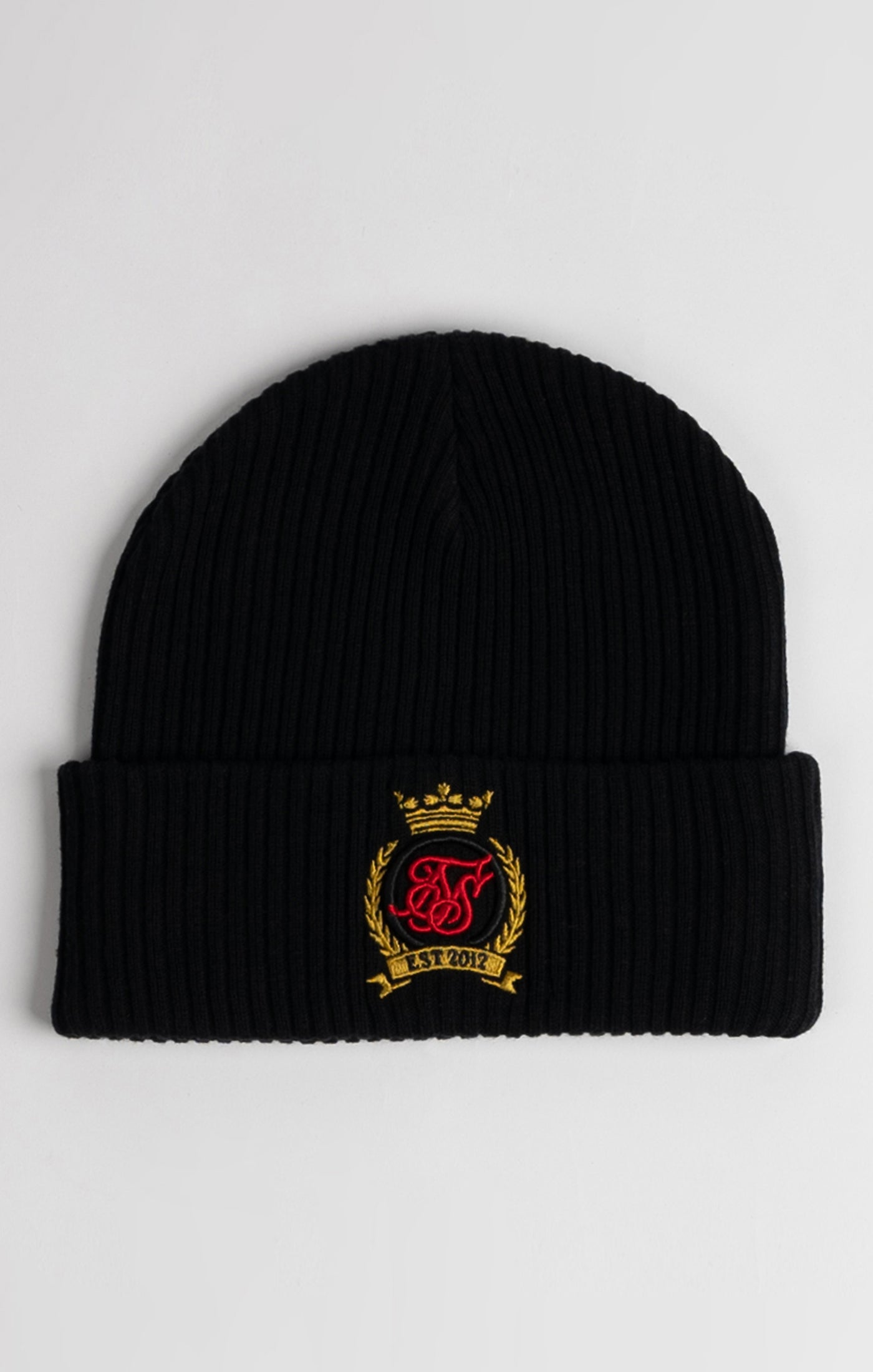 Load image into Gallery viewer, Black Crest Beanie Hat