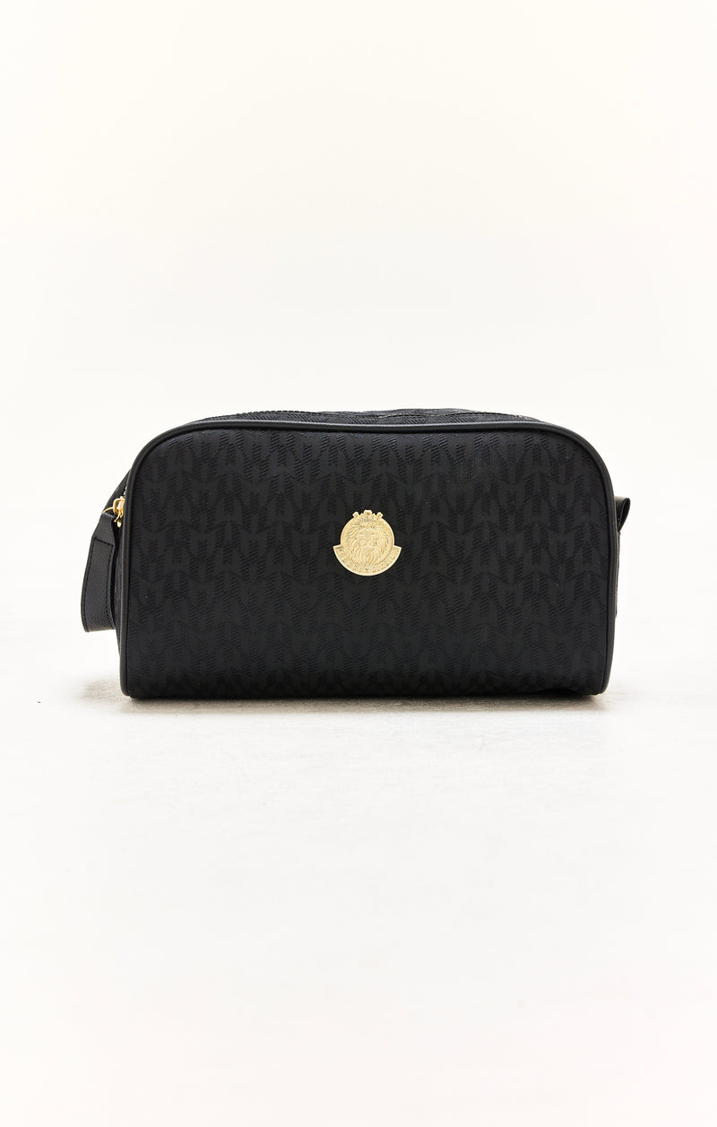 Messi x SikSilk Black Toiletries Bag