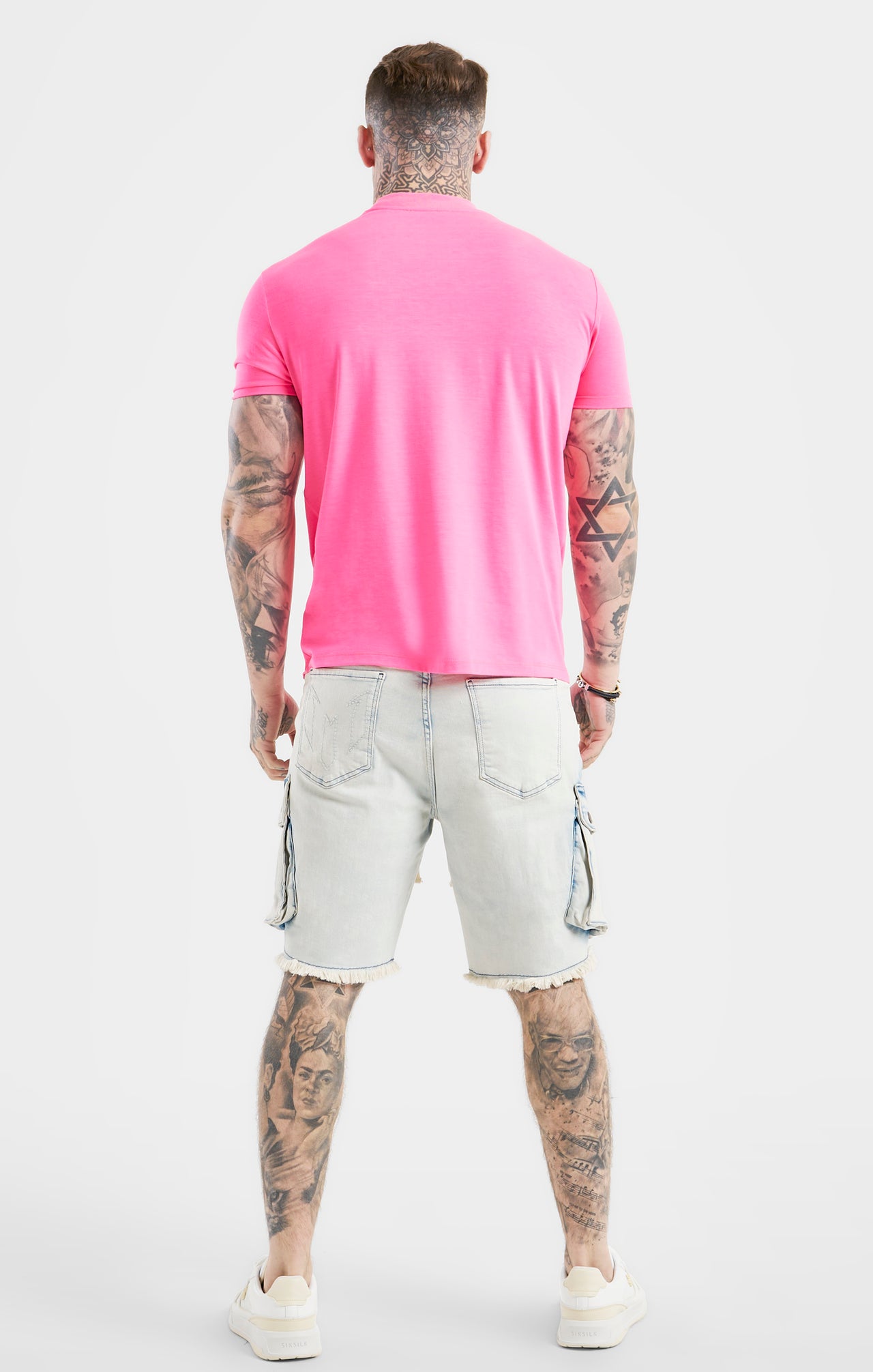 Messi x SikSilk Pink High Neck T-Shirt (5)