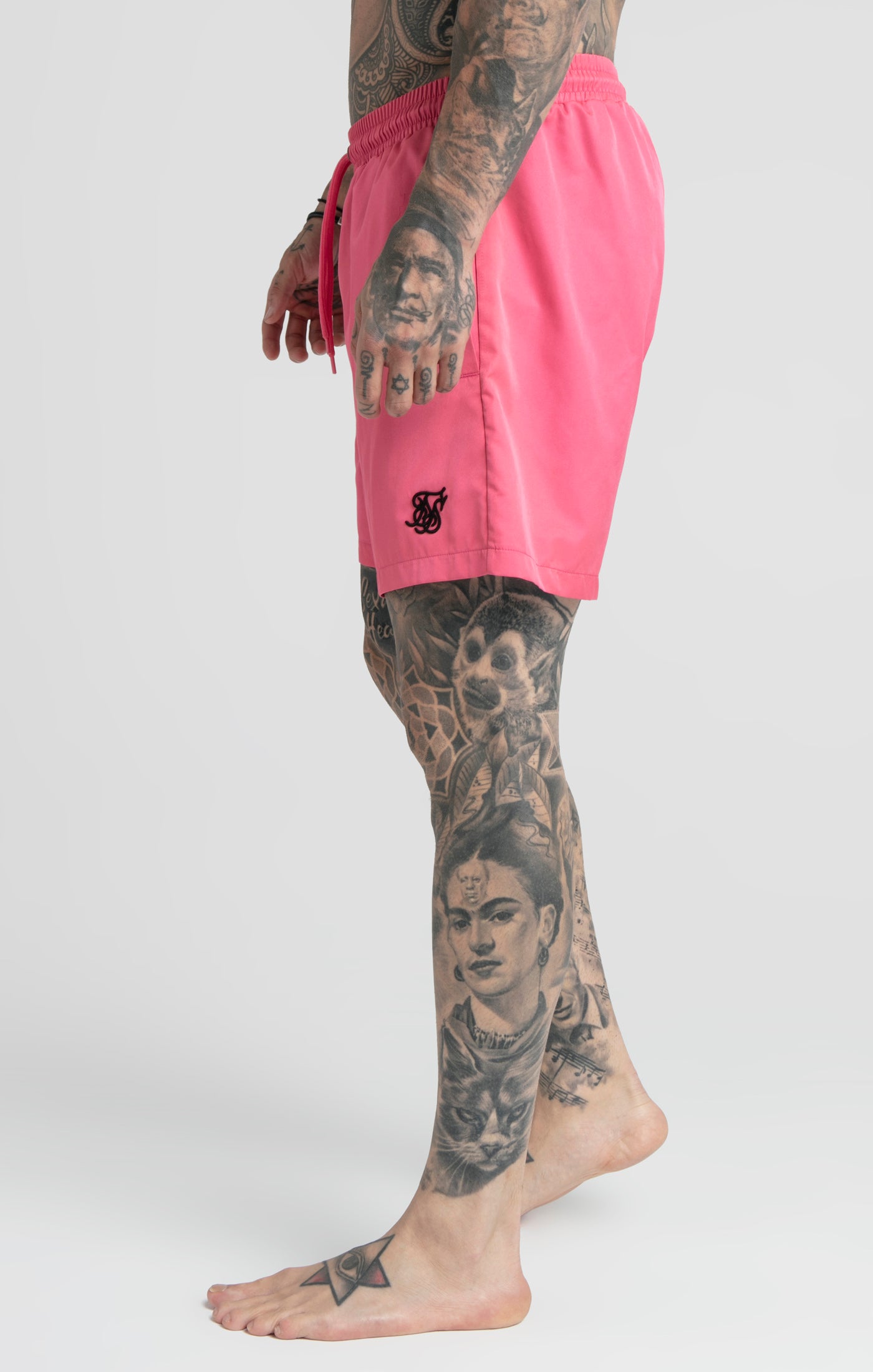 Load image into Gallery viewer, Pink Swim Short (1)