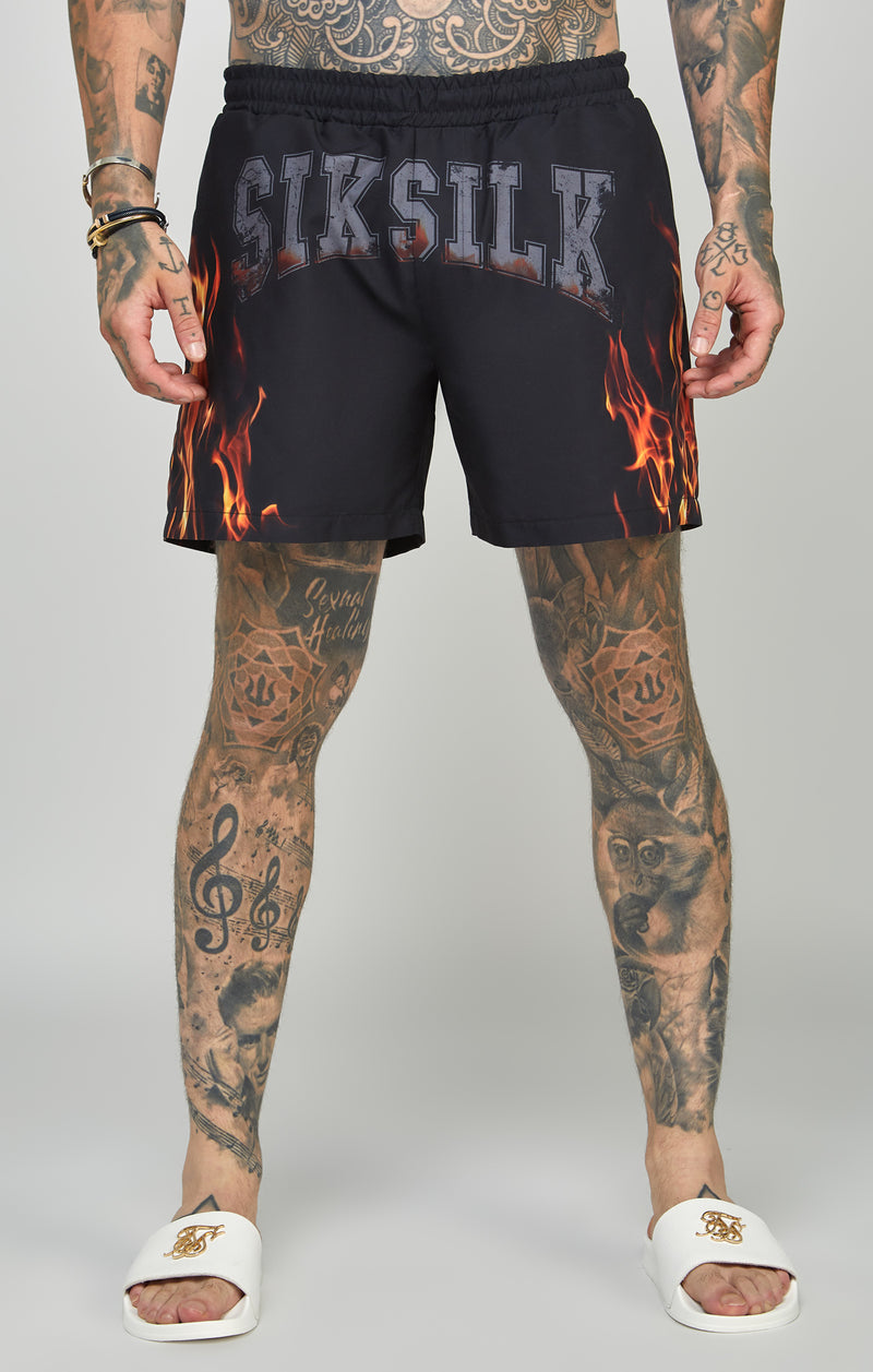 Black Fire Swim Short