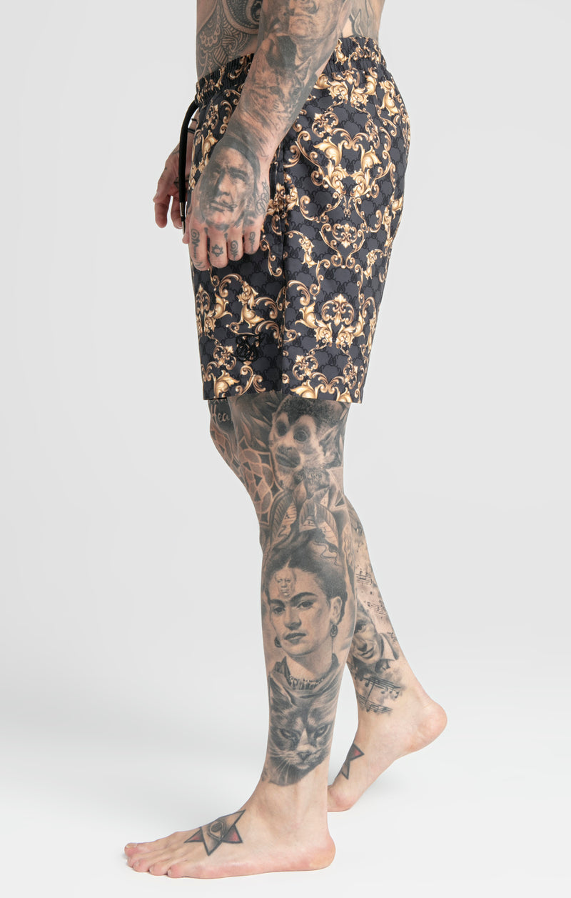 Black Venetian Swim Short (1)