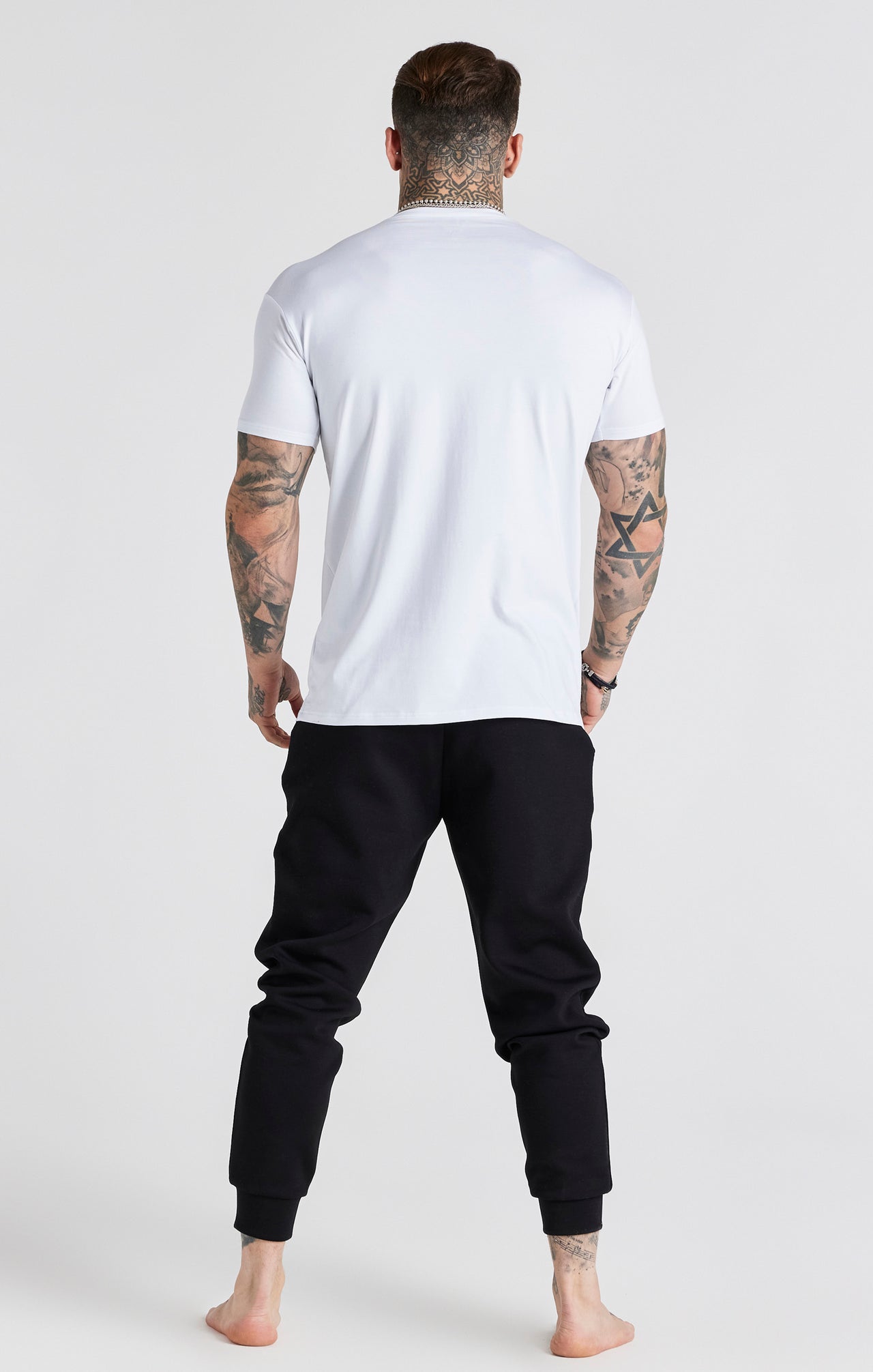 White And Grey Twin Pack V-Neck T-Shirt (5)