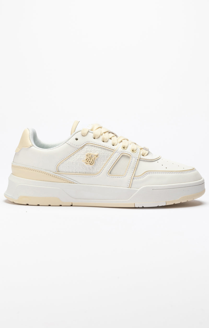 Ecru Low Top Court Trainer