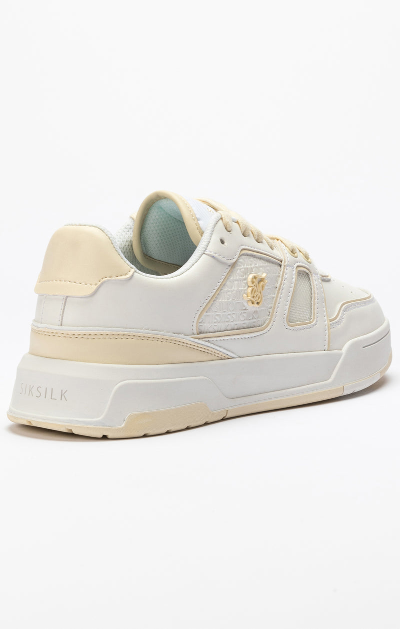 Ecru Low Top Court Trainer (1)