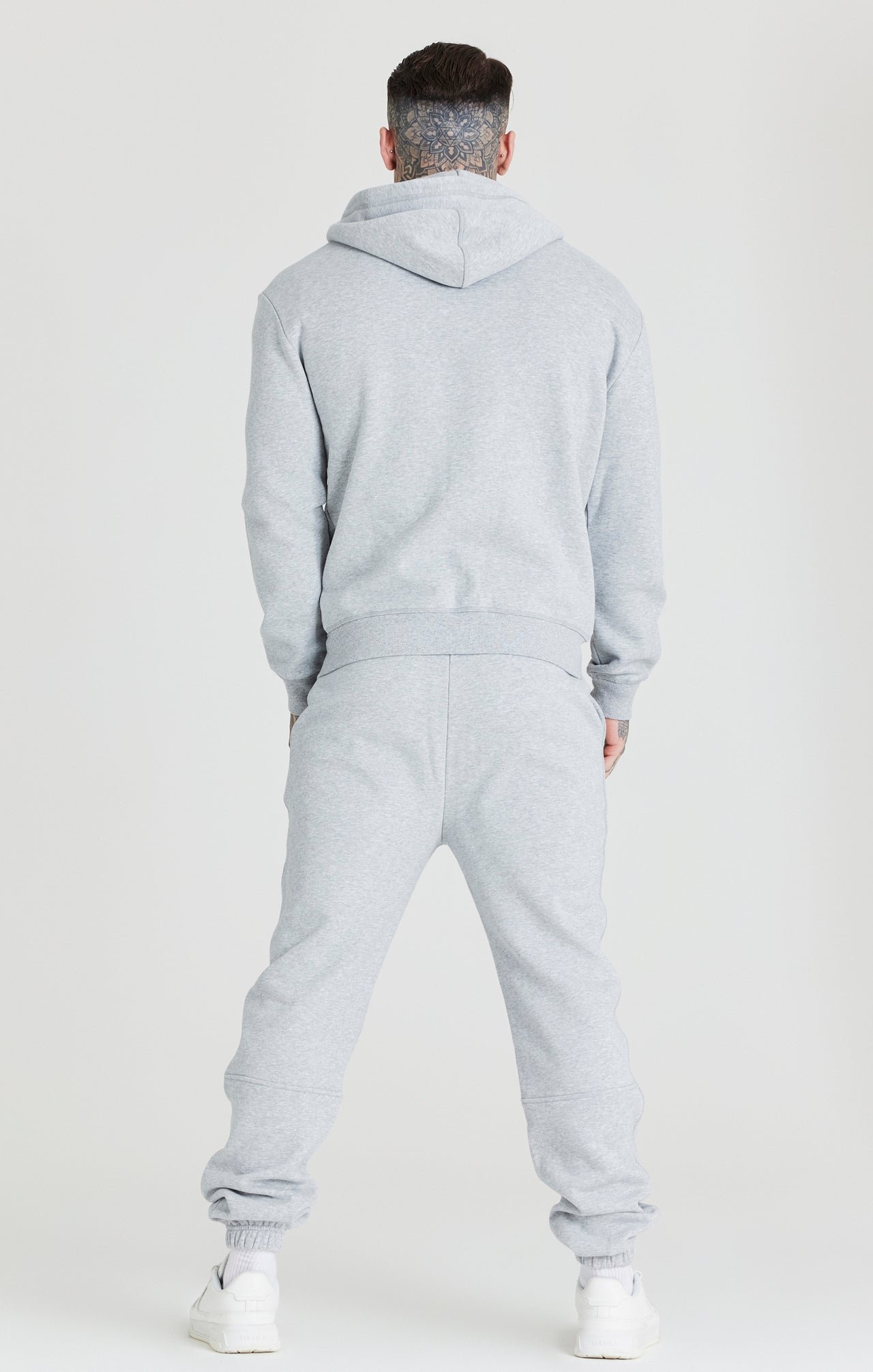 Grey Foundation Zip Through Hoodie (4)