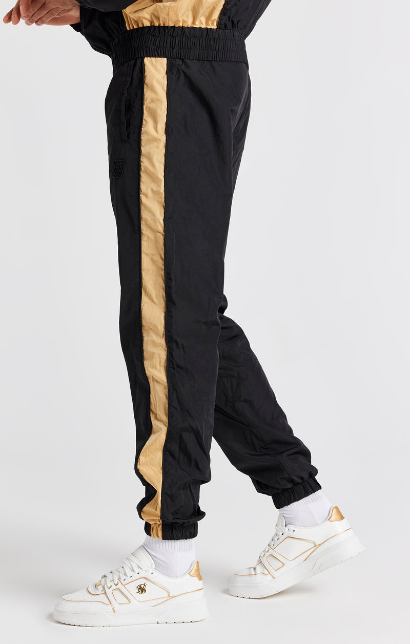 Black Paneled Track Pant (1)