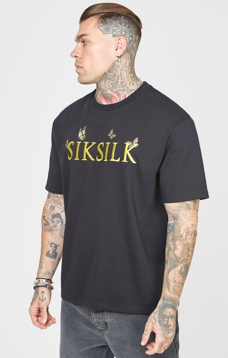 Black Butterfly Oversized T-Shirt