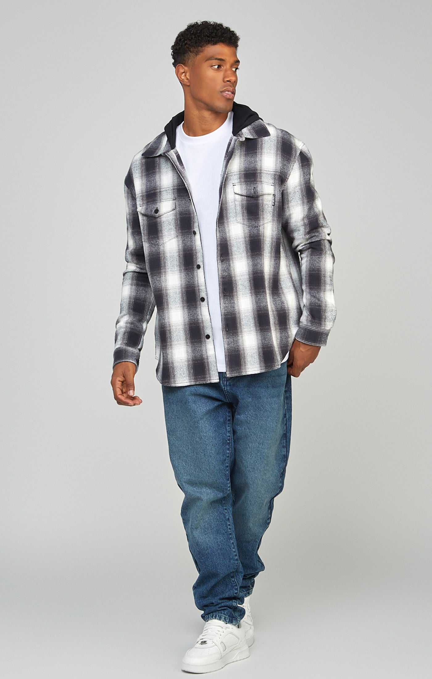 Jeans hooded outlet shirt