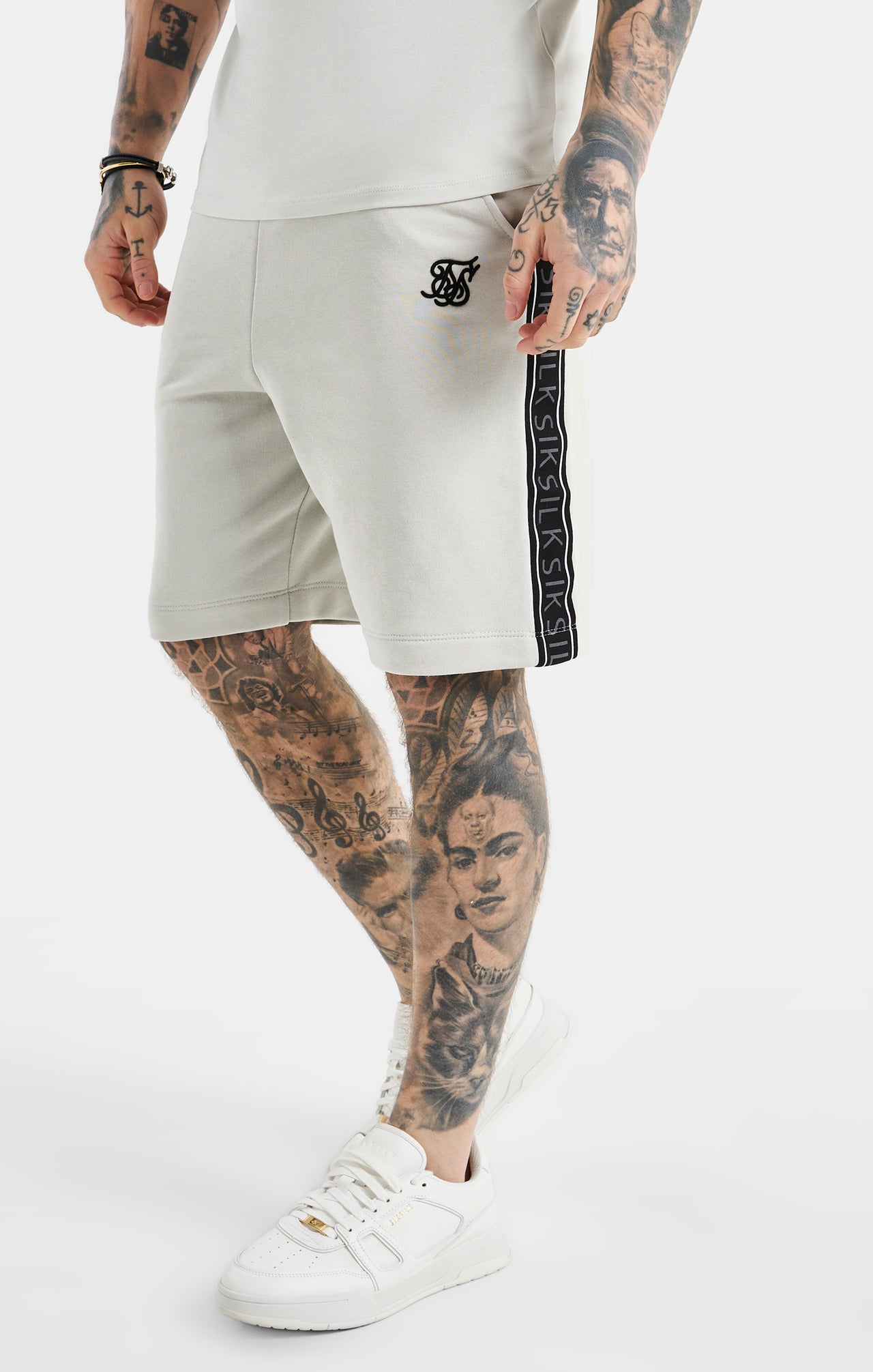 SikSilk Tape Shorts - Grey