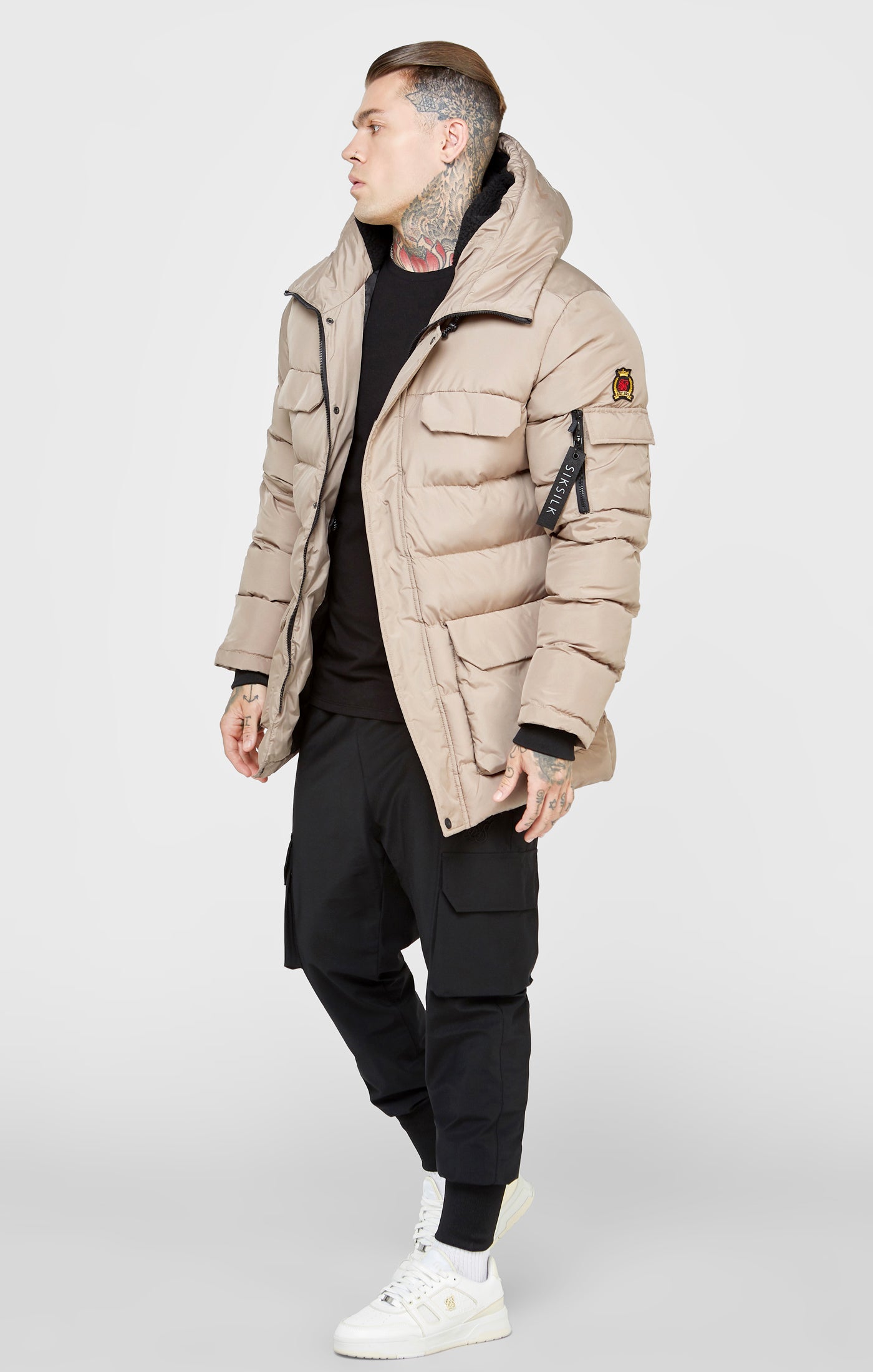 Load image into Gallery viewer, Brown Parka Jacket (3)