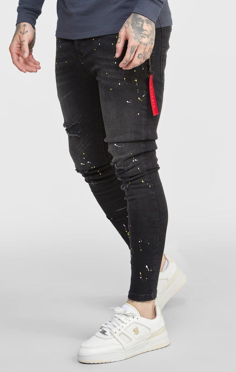 Black Flight Skinny Fit Denim