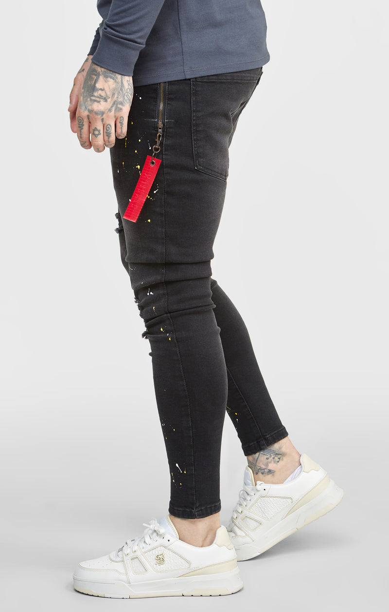 Black Flight Skinny Fit Denim (1)