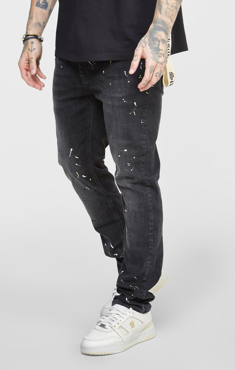 Black Wash Slim Fit Denim