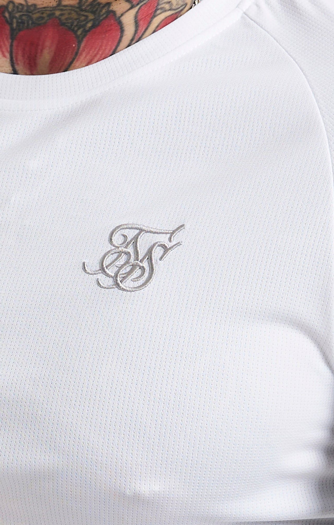 SikSilk Dynamic Tech T-Shirt - White (1)