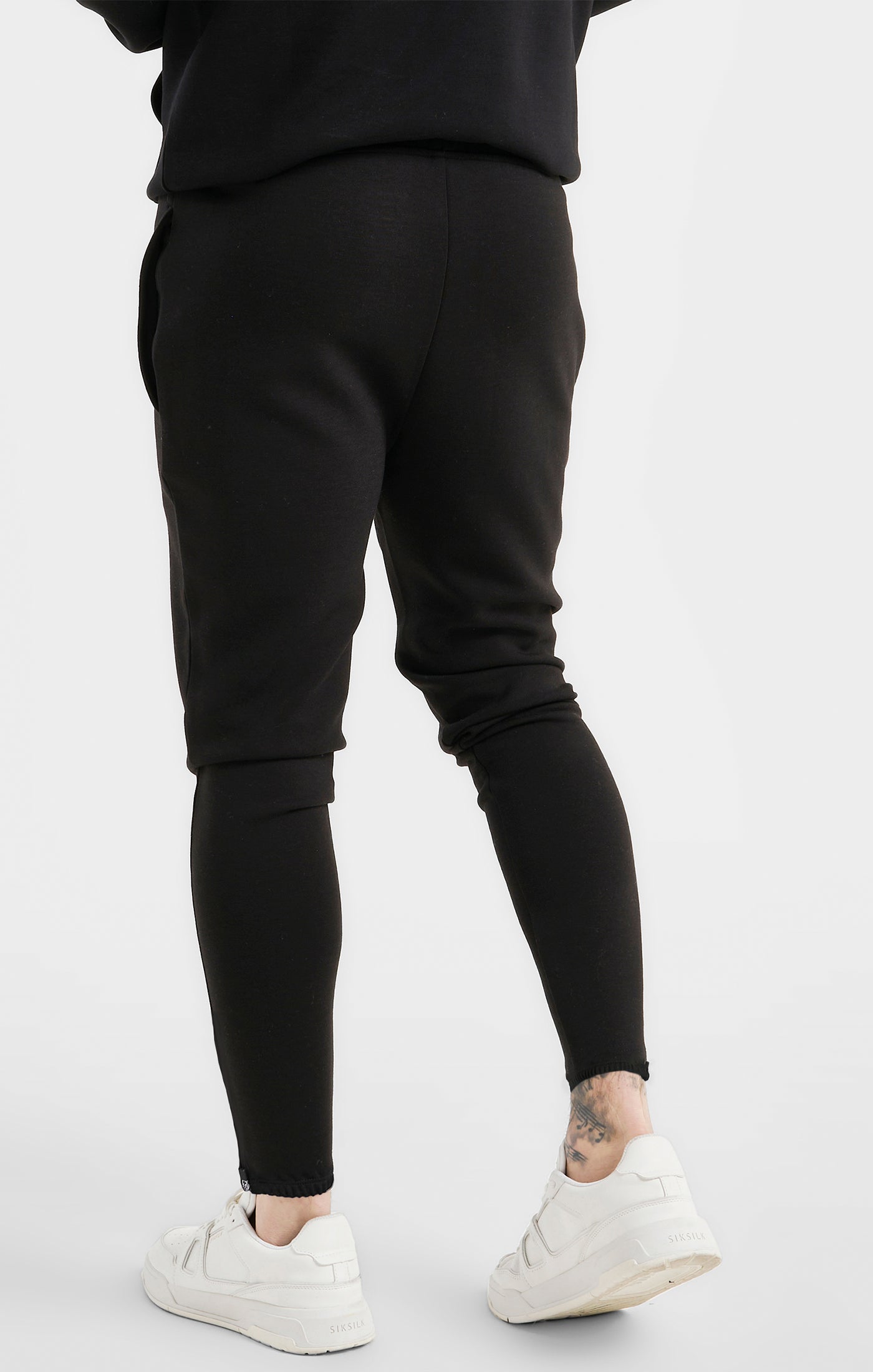 Load image into Gallery viewer, Black Sports Zip Pant (3)