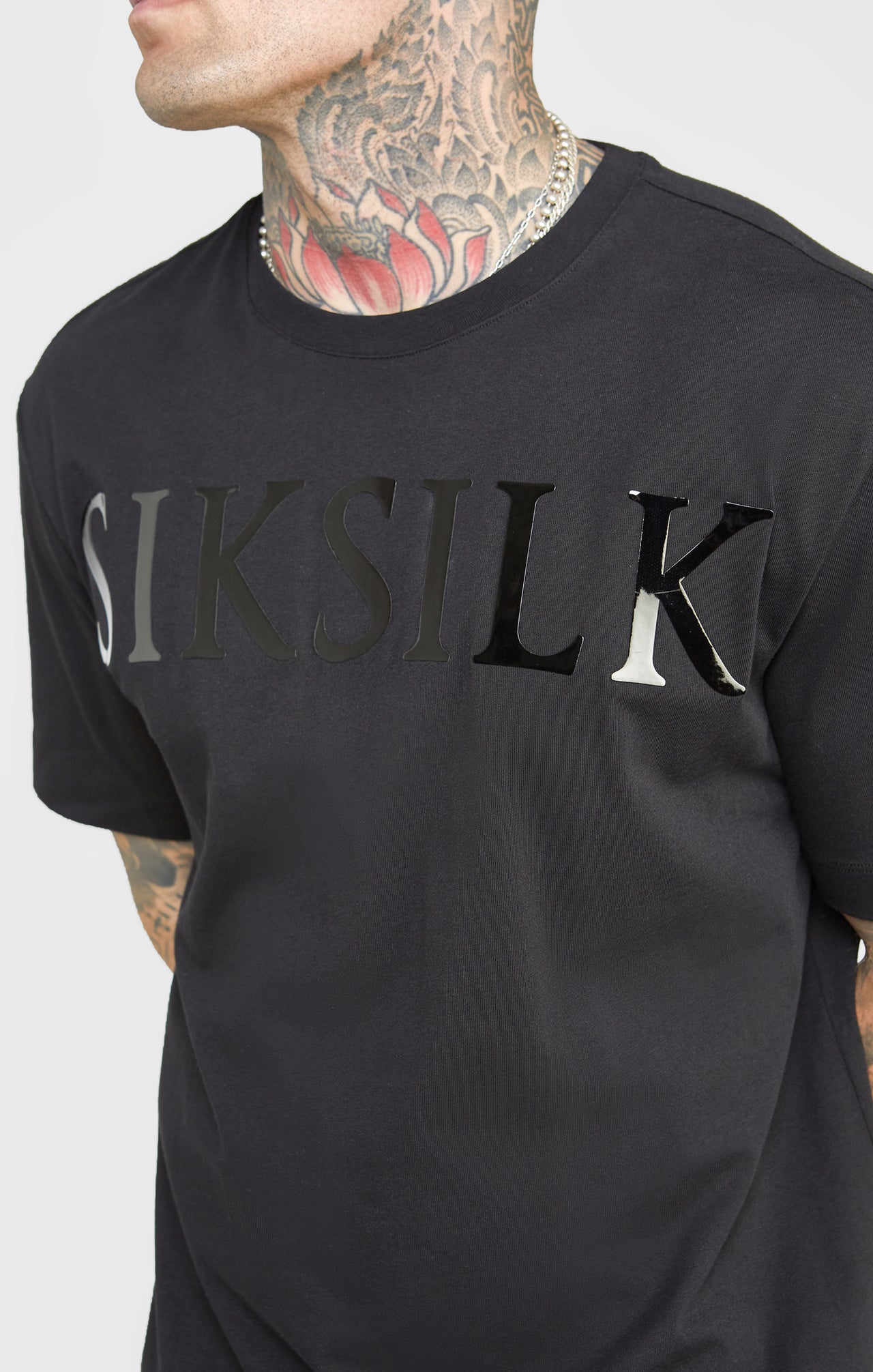 Black Oversized Back Logo T-Shirt (1)