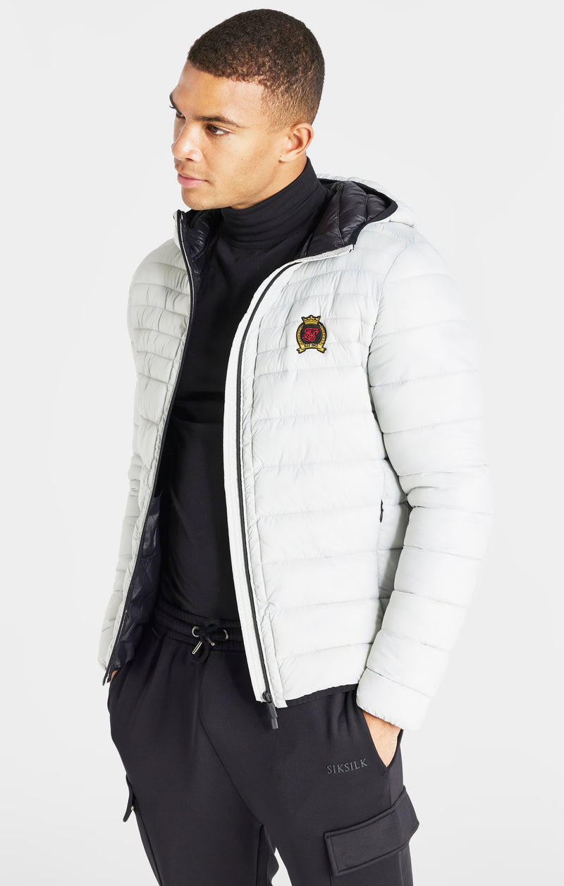 Grey Packable Bubble Jacket (1)