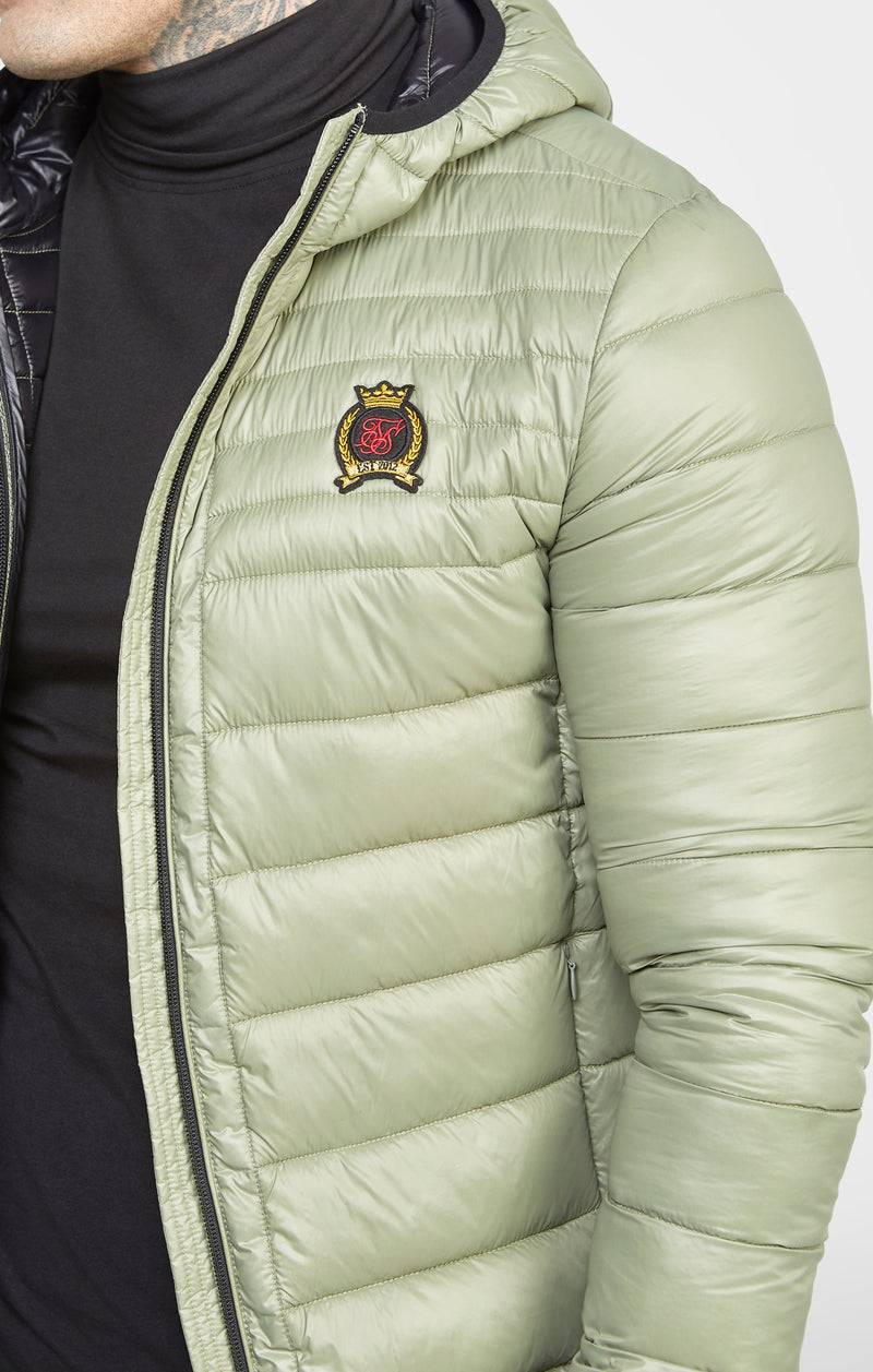 Green Packable Bubble Jacket (1)