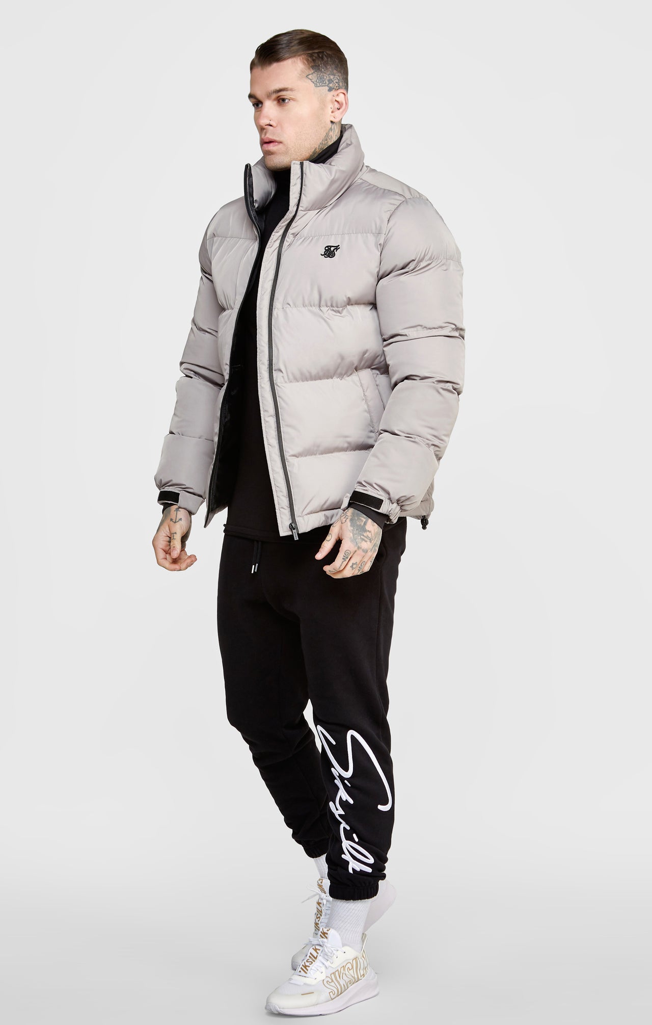 Stone Embossed Logo Bubble Jacket (7)