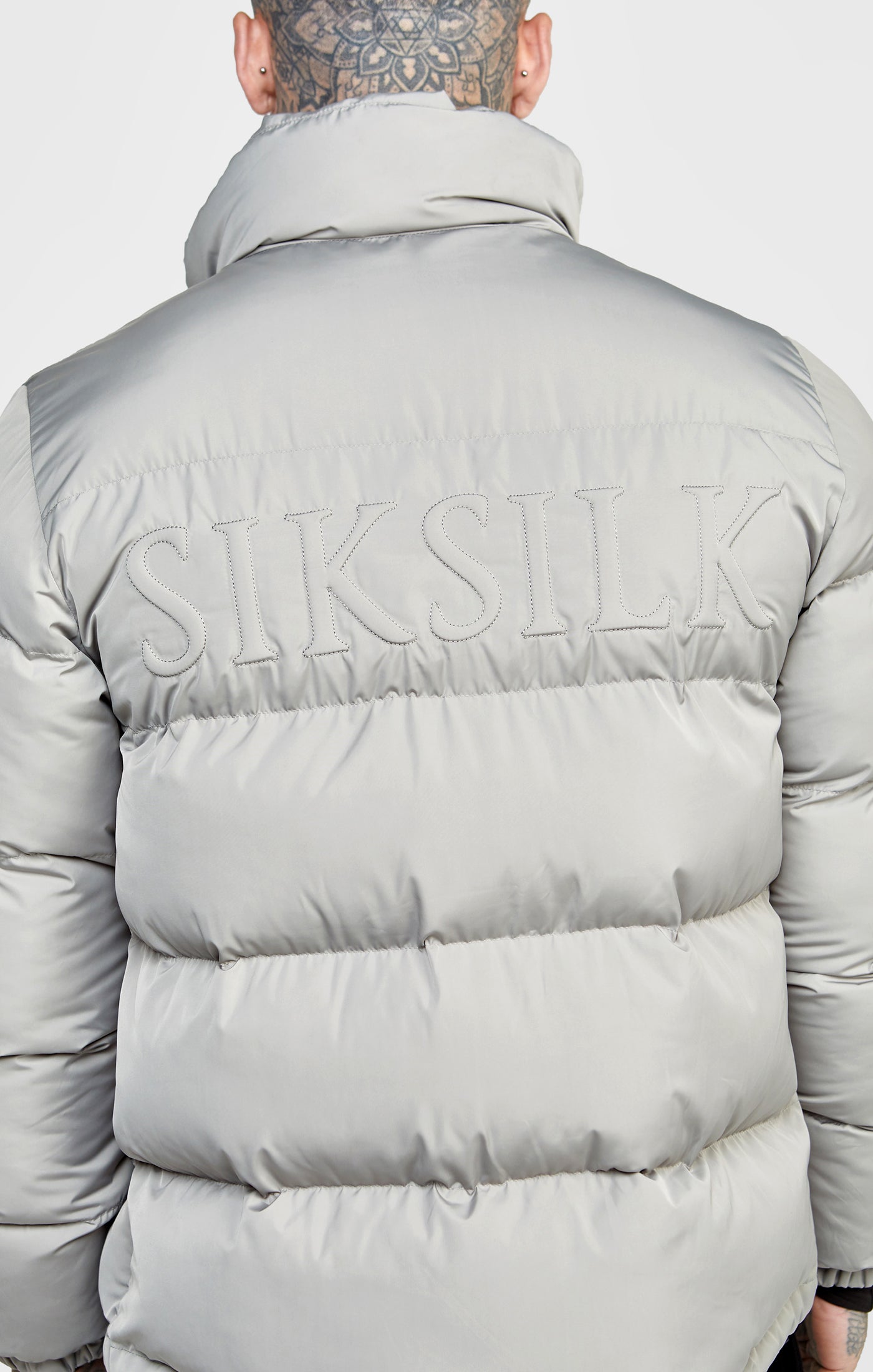 Siksilk funnel neck hot sale bubble jacket