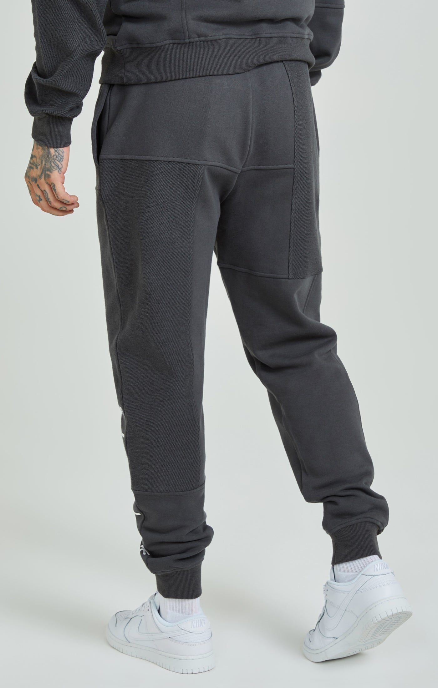 Load image into Gallery viewer, Dark Grey Cut &amp; Sew Joggers (3)