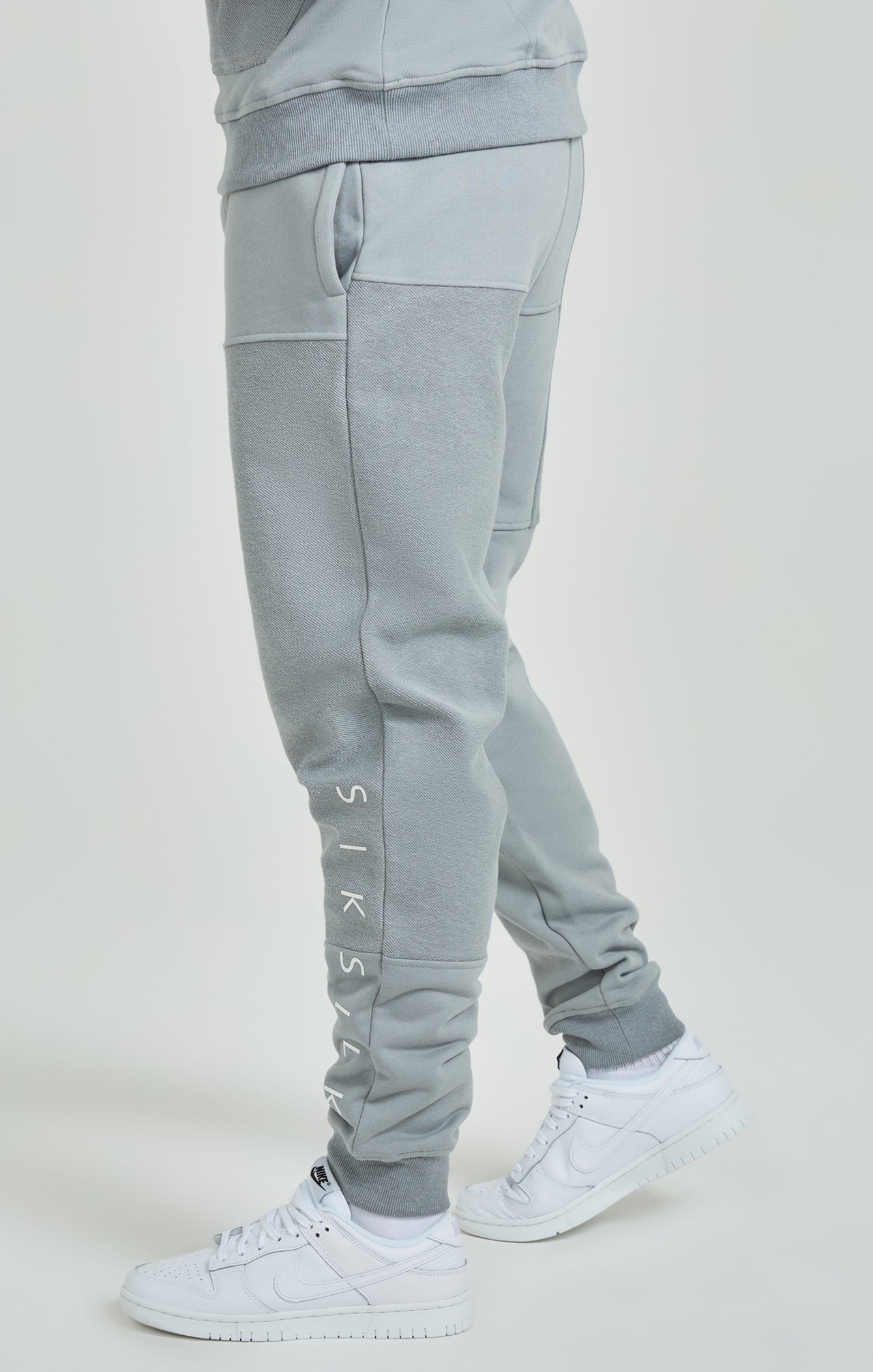 Grey Cut & Sew Joggers (2)