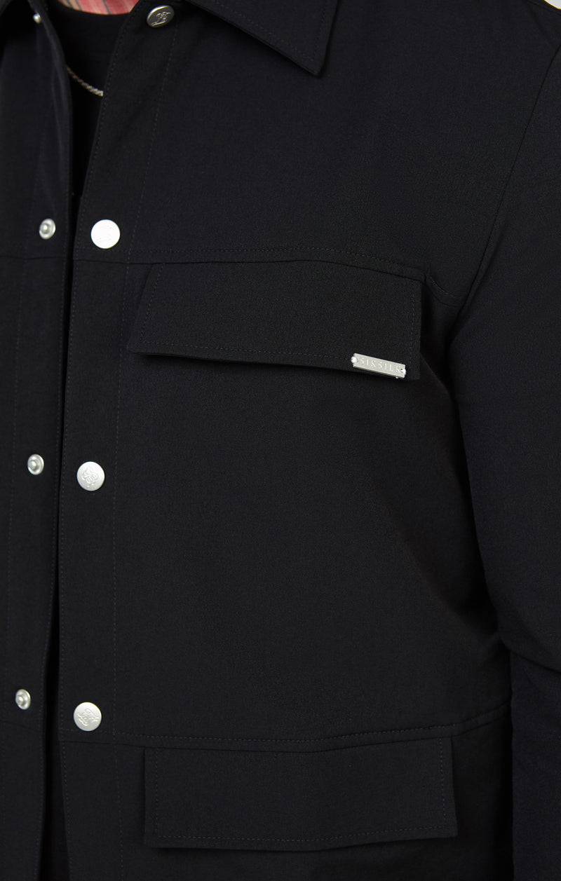 Black Utility Overshirt (1)