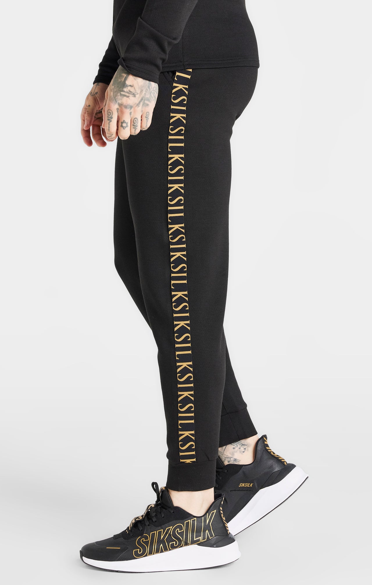 Black Dynamic Fitted Track Pant (2)